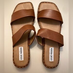 Steve Madden Brown Studded Sandals for Women